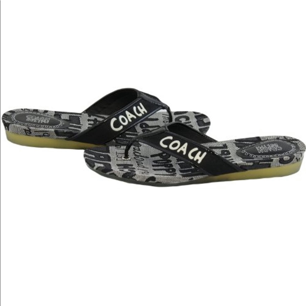 Authentic Coach Skyler Poppy Thong Sandals